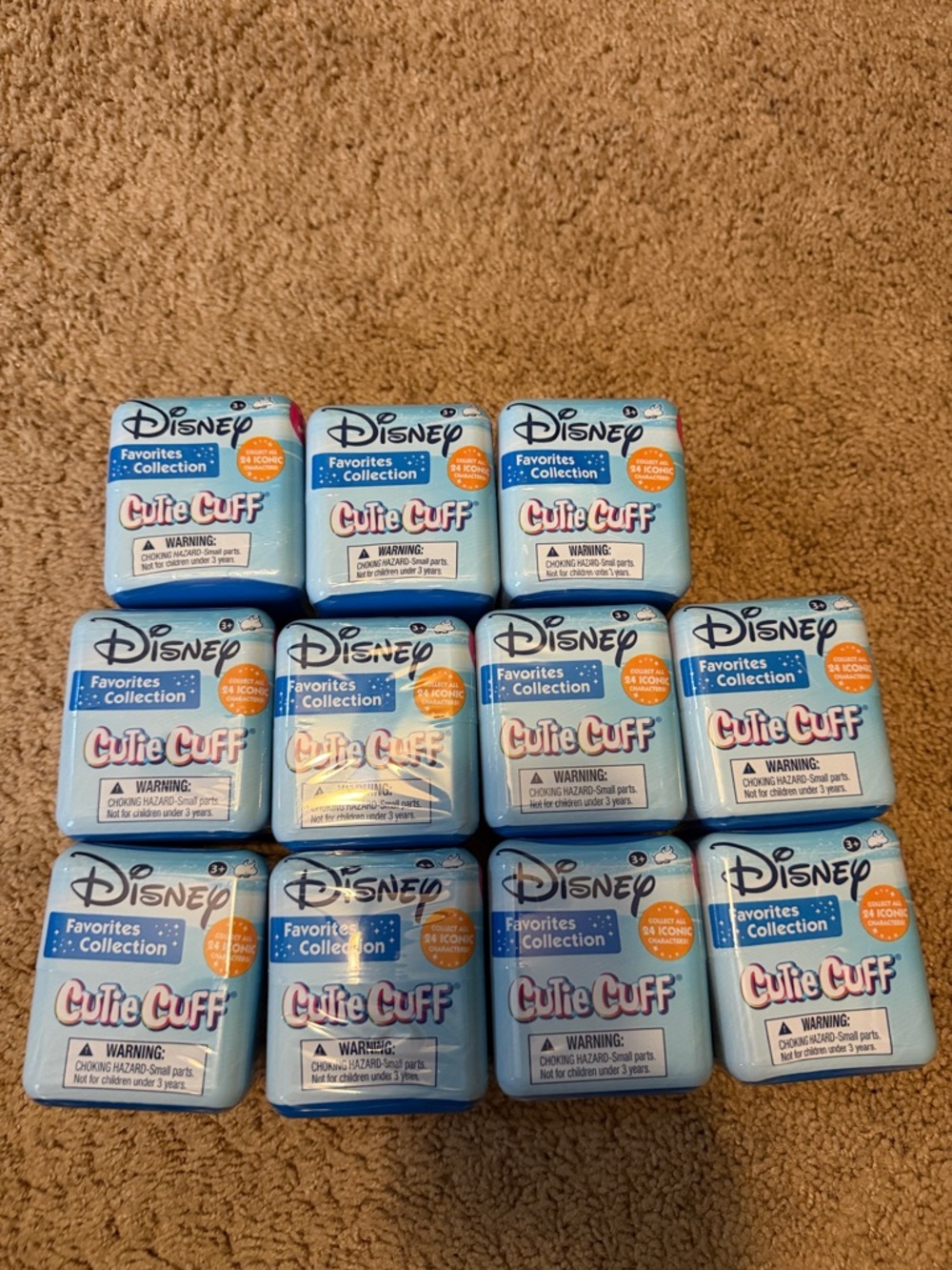 DISNEY 11 unopened cutie cuffs SOLD OUT